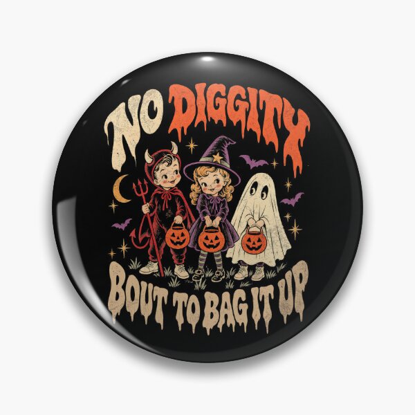 Item preview, No Diggity Bout To Bag It Up Vintage Halloween  designed and sold by Ortigzitoun.