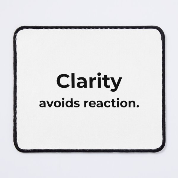Item preview, Clarity avoids reaction. designed and sold by MPSTUDIOPL.