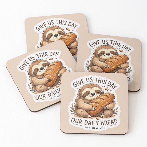 Item preview, Matthew 6:11 Give Us This Day Our Daily Bread designed and sold by plushism.