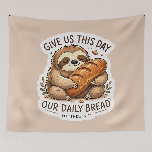 Item preview, Matthew 6:11 Give Us This Day Our Daily Bread designed and sold by plushism.