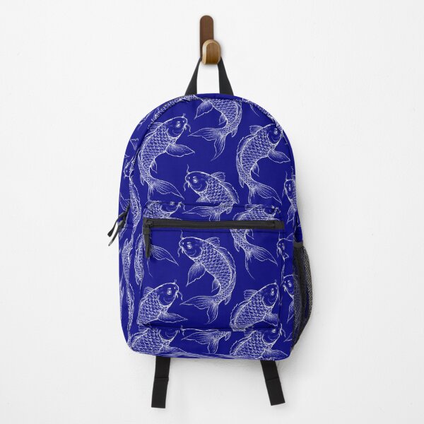 Item preview, Navy Blue Koi Carp  designed and sold by Anne Londez Studio.