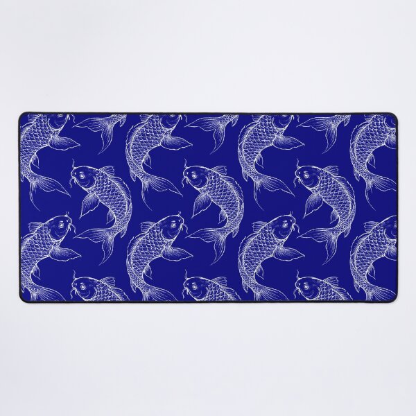 Item preview, Navy Blue Koi Carp designed and sold by Anne Londez Studio.