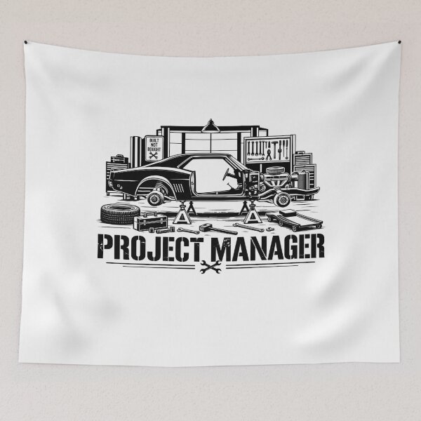 Item preview, Project Manager Mechanic Car Garage designed and sold by andre-hollow.