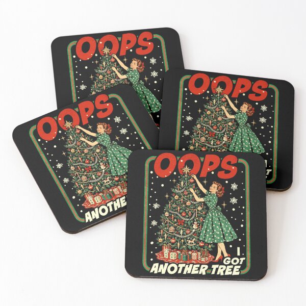 Item preview, Oops I Got Another Tree Vintage Christmas Tree Decorating designed and sold by schoolofbullies.