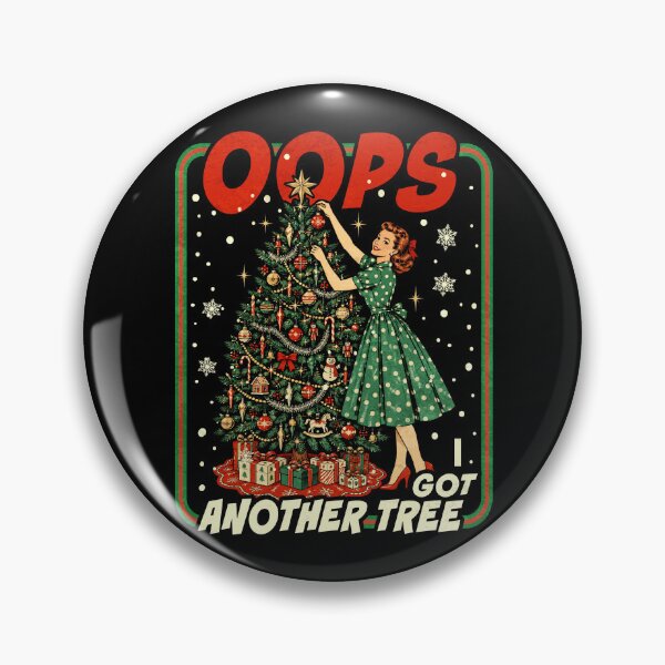 Item preview, Oops I Got Another Tree Vintage Christmas Tree Decorating designed and sold by schoolofbullies.