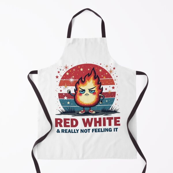 Item preview, Red White & Really Not Feeling It Sarcastic Fourth of July designed and sold by EmiBarDesign.