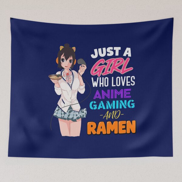 Item preview, Anime Gaming And Ramen Girl  designed and sold by fredhamilto.