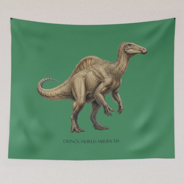 Item preview, Deinocheirus Mirificus: The Gobi Desert Chimera Dinosaur Print designed and sold by FreiherrPK.