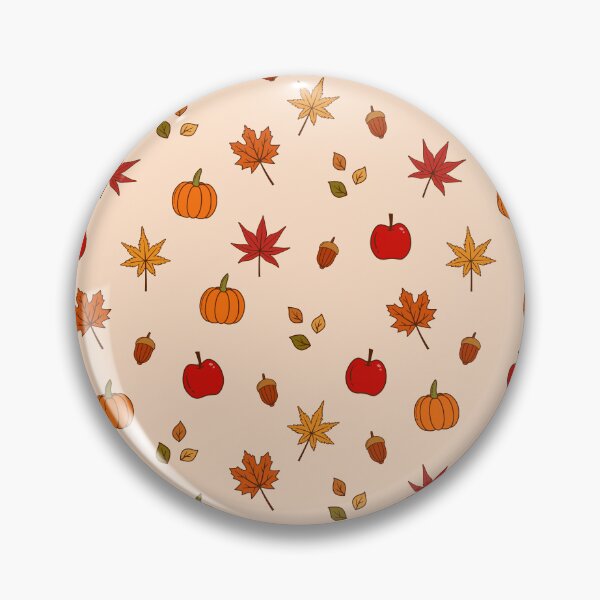 Item preview, Autumn Pumpkins Apples and Maple Leaves designed and sold by FestivityFinds.