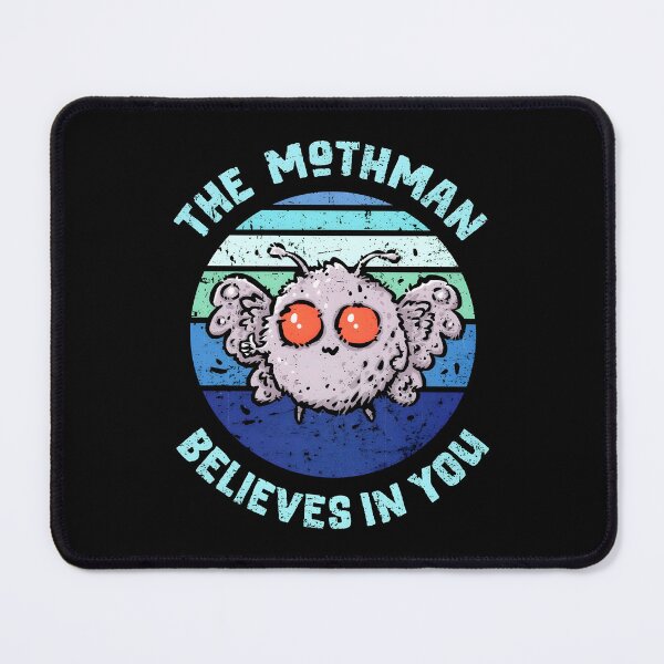 Item preview, The Mothman Believes In You Retro Cryptid Motivation designed and sold by ostenlee.