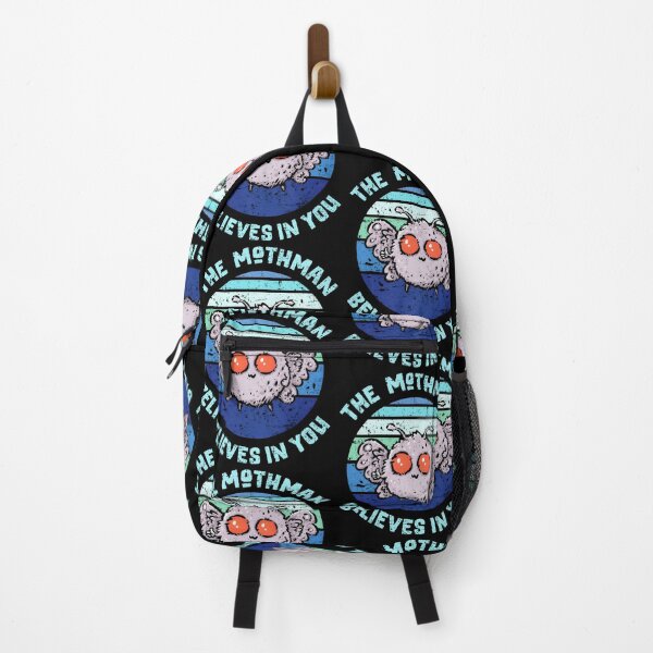 Item preview, The Mothman Believes In You Retro Cryptid Motivation designed and sold by ostenlee.