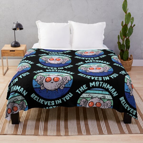 Item preview, The Mothman Believes In You Retro Cryptid Motivation designed and sold by ostenlee.