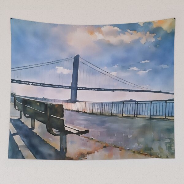 Item preview, Bridges and Benches designed and sold by RCWatercolours.
