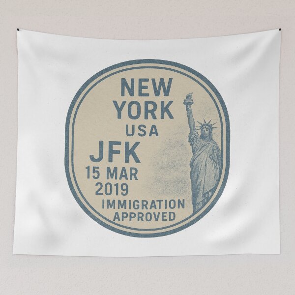 Item preview, Travel Stamp: NYC designed and sold by Skyeleigh and Spideough.