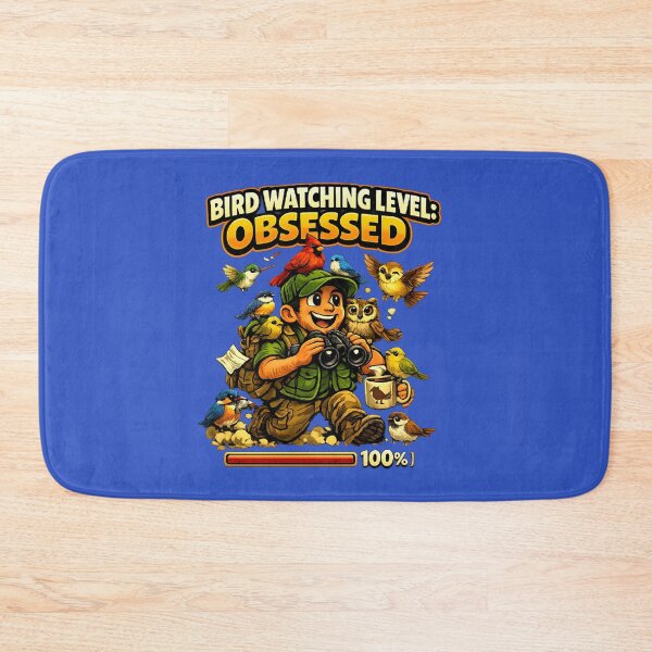 Item preview, Bird Watching Level: Obsessed – Funny Birdwatcher Humour Design designed and sold by stevenwoodcock.