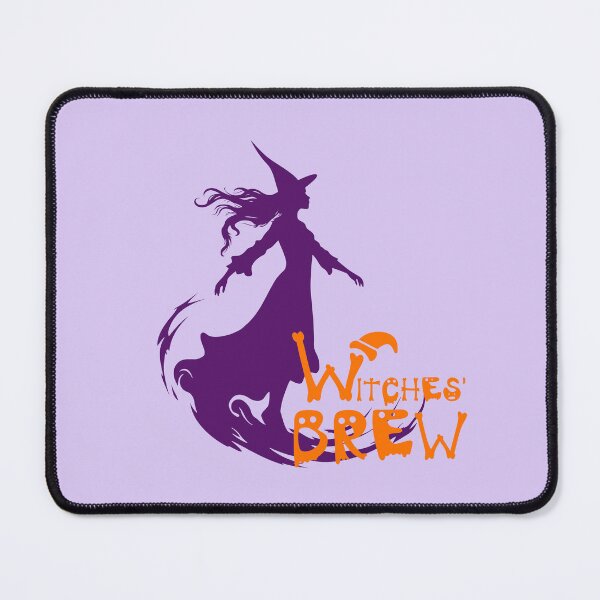 Item preview, Witches Brew Halloween Flying Witch Silhouette designed and sold by SolutionsArt.