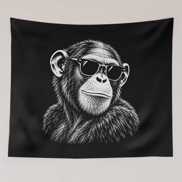 Item preview, Cool Ape Sunglasses Graphic designed and sold by andre-hollow.
