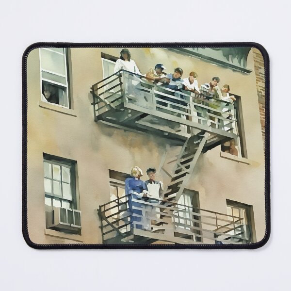 Item preview, Fire Escape Festivities designed and sold by RCWatercolours.