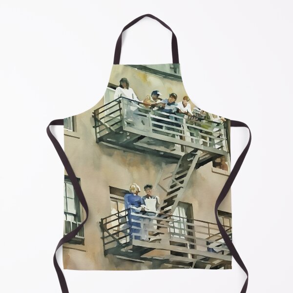 Item preview, Fire Escape Festivities designed and sold by RCWatercolours.