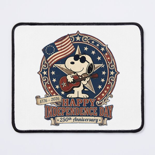 Item preview, Retro Snoopy Celebration Design for Independence Day Anniversary designed and sold by clockneck.