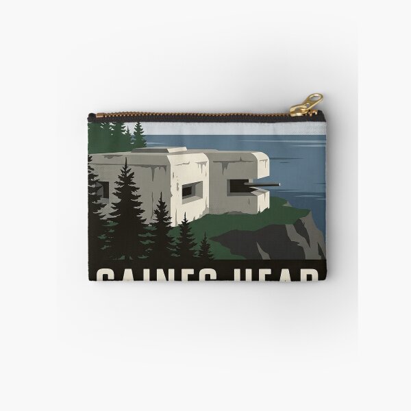 Item preview, Caines Head Fort McGilvray Resurrection Bay Alaska Sticker designed and sold by DetourDgn.