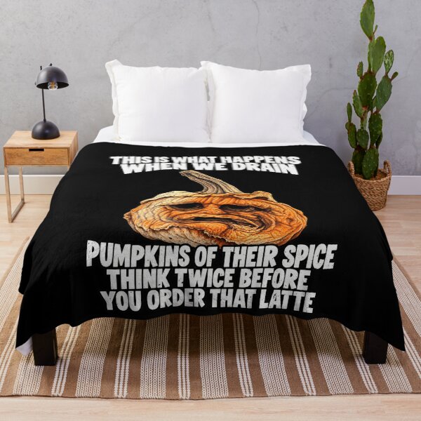 Item preview, Pumpkin Spice Latte Pumpkin Warning designed and sold by elderberry.