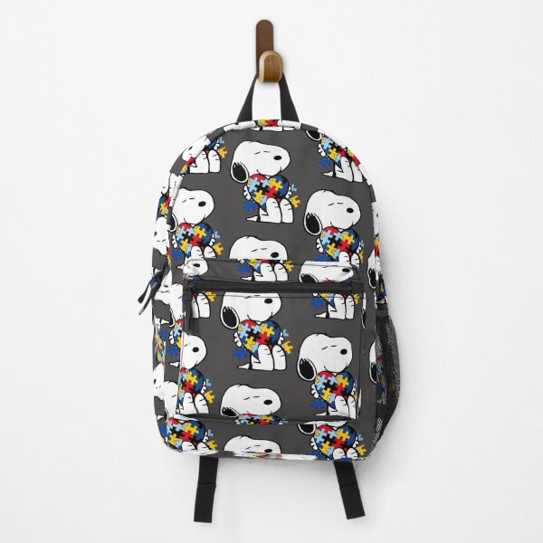 Item preview, Cute Snoopy Autism Puzzle Heart Design for Autism Awareness Support designed and sold by clockneck.