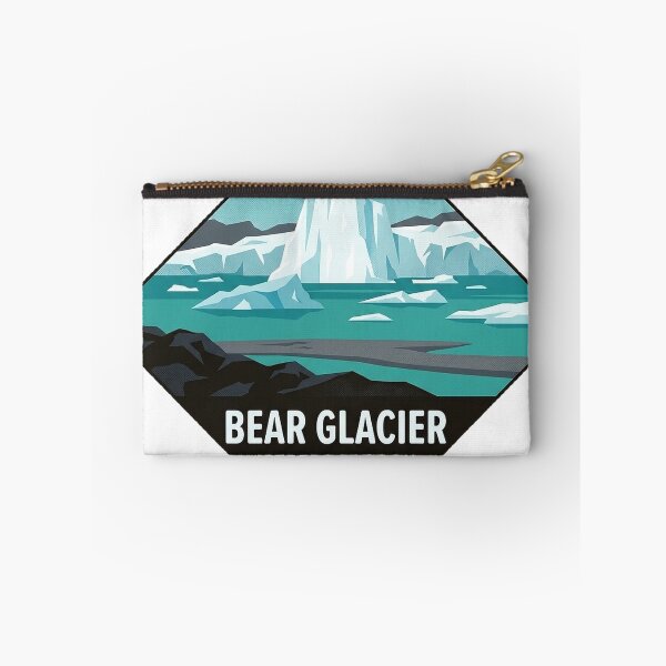Item preview, Bear Glacier Iceberg Lagoon Resurrection Bay Alaska Sticker designed and sold by DetourDgn.