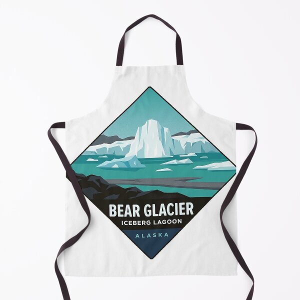 Item preview, Bear Glacier Iceberg Lagoon Resurrection Bay Alaska Sticker designed and sold by DetourDgn.