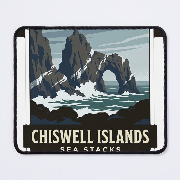 Item preview, Chiswell Islands Sea Stacks Resurrection Bay Alaska Sticker designed and sold by DetourDgn.