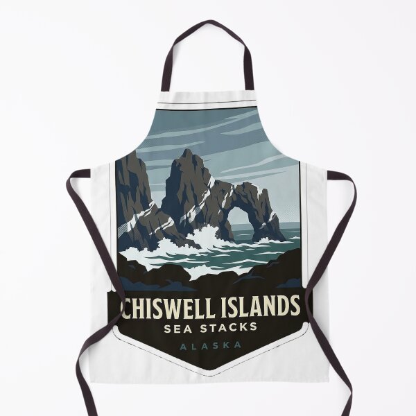 Item preview, Chiswell Islands Sea Stacks Resurrection Bay Alaska Sticker designed and sold by DetourDgn.