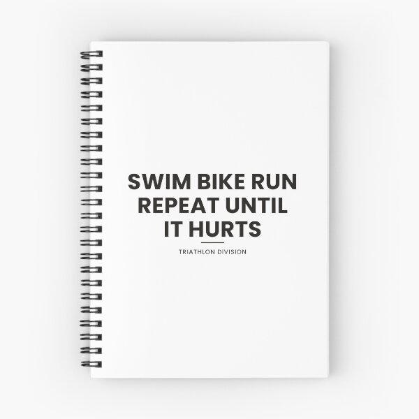 Artikelvorschau, Schwimmen, Radfahren, Laufen – Wiederholen bis es weh tut – Lustiges Triathlon-Geschenk entworfen und verkauft von Type2SupplyCo.
