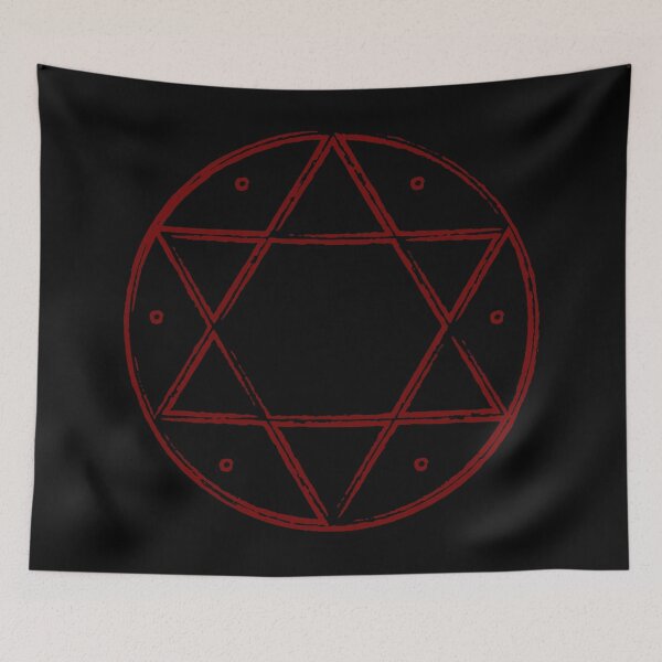 Item preview, The Seal of Solomon: Medieval Hexagram Demon-Binding Talisman Print designed and sold by FreiherrPK.