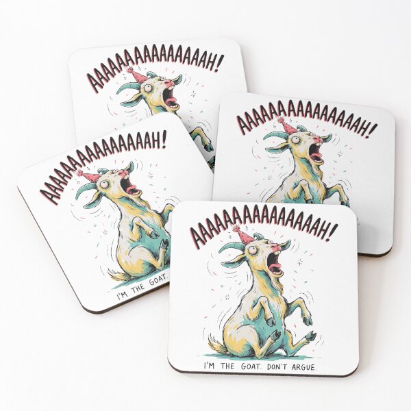Item preview, Funny Screaming Goat Party Hat I'm The Goat Quote Meme designed and sold by Design_Your_Day.