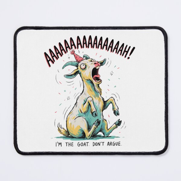 Item preview, Funny Screaming Goat Party Hat I'm The Goat Quote Meme designed and sold by Design_Your_Day.