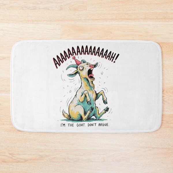 Item preview, Funny Screaming Goat Party Hat I'm The Goat Quote Meme designed and sold by Design_Your_Day.