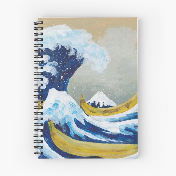 Item preview, Big Wave with Bananas designed and sold by evelyn-at-work.