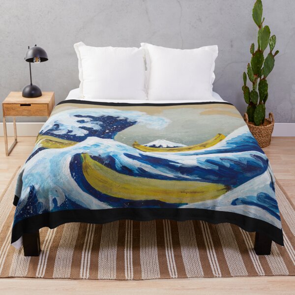 Item preview, Big Wave with Bananas designed and sold by evelyn-at-work.