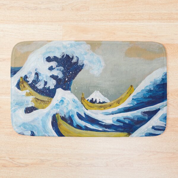 Item preview, Big Wave with Bananas designed and sold by evelyn-at-work.