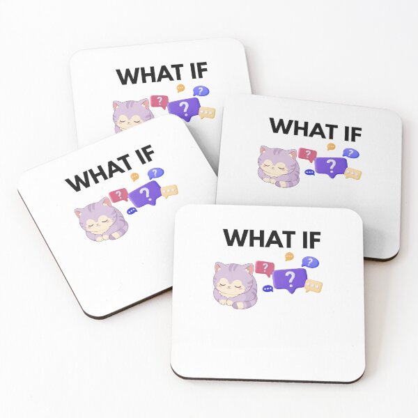 Item preview, What If? — Overthinking Club Sticker | Gen Z Mental Chaos designed and sold by TheDentalDoodle.