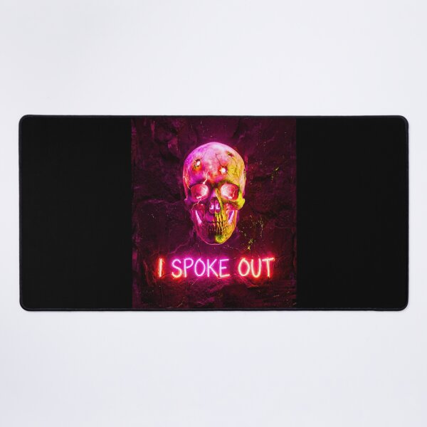 Item preview, NEON SKULL WITH BULLET HOLES designed and sold by NOIMION DIGITAL ART.