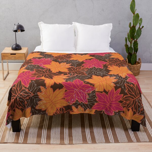 Item preview, Autumn Maple Leaf Duvet Cover | Colorful Fall Botanical Bedding designed and sold by FestivityFinds.