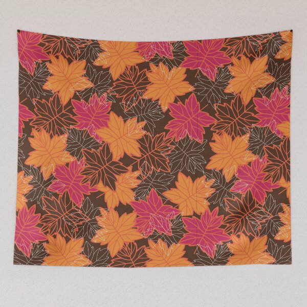 Item preview, Autumn Maple Leaf Duvet Cover | Colorful Fall Botanical Bedding designed and sold by FestivityFinds.