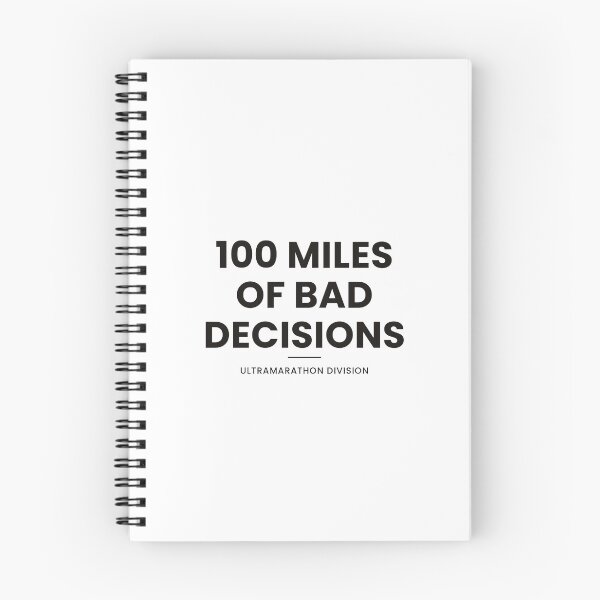 Item preview, 100 Miles Of Bad Decisions Shirt — Funny Ultramarathon Gift designed and sold by Type2SupplyCo.