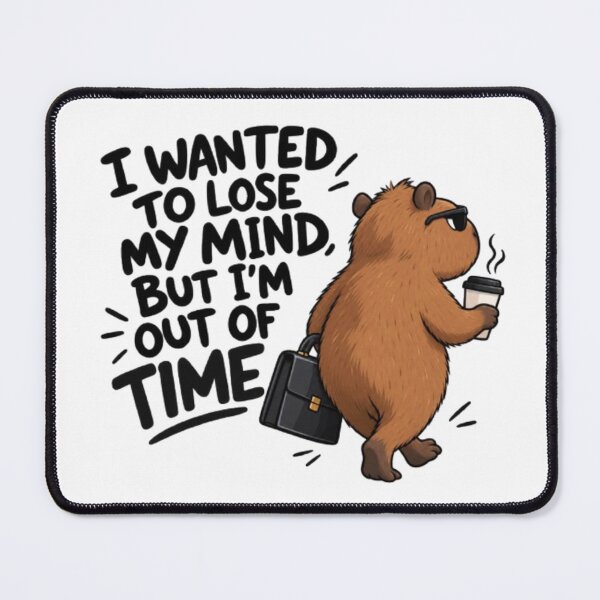 Item preview, Grumpy Otter Drinking Coffee Saying No designed and sold by Snurly.