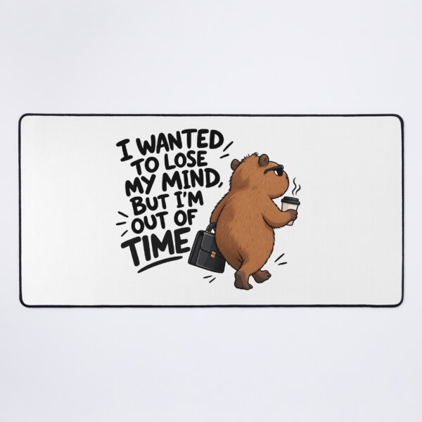 Item preview, Grumpy Otter Drinking Coffee Saying No designed and sold by Snurly.