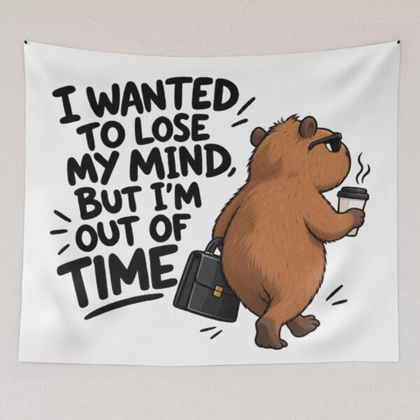 Item preview, Grumpy Otter Drinking Coffee Saying No designed and sold by Snurly.