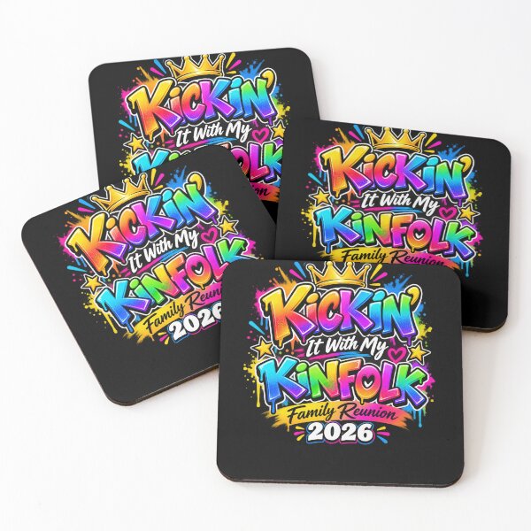 Item preview, Kickin' It With My Kinfolk Family Reunion 2026 Family Gathering Celebration designed and sold by drawwiika+44.