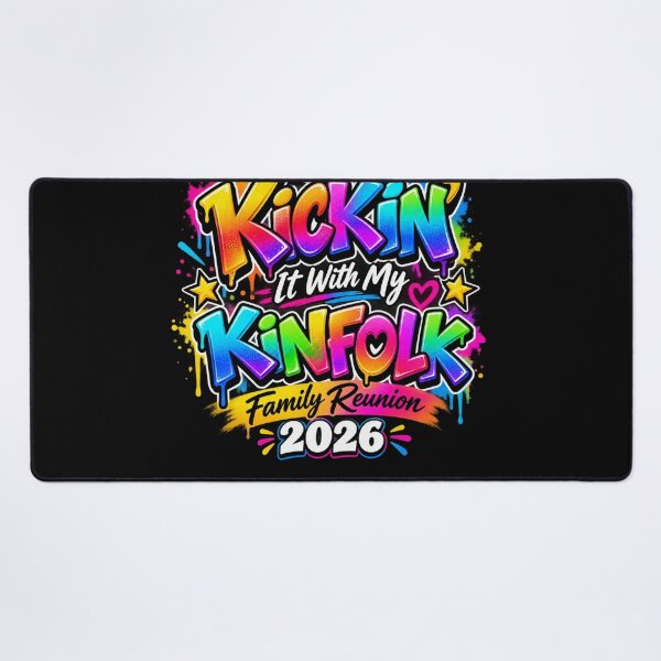 Item preview, Kickin' It With My Kinfolk Family Reunion 2026 Family Gathering Celebration designed and sold by drawwiika+44.
