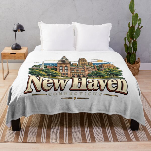 Item preview, Vintage New Haven Connecticut Travel Souvenir Landmark Gift designed and sold by MichaeIRellov.